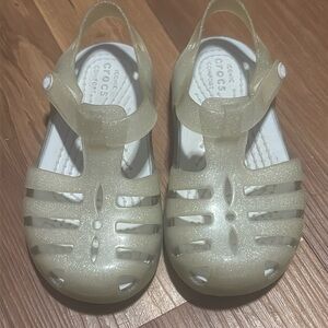 Crocs Isabella sandal silver glitter